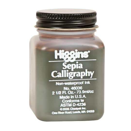 Higgins&#xAE; Sepia Calligraphy Ink, 2.5oz.